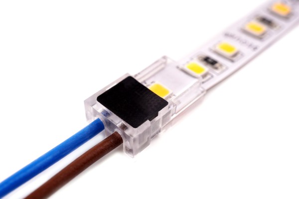 Connector clip for 0.5mm2 cables and 8mm LED strips