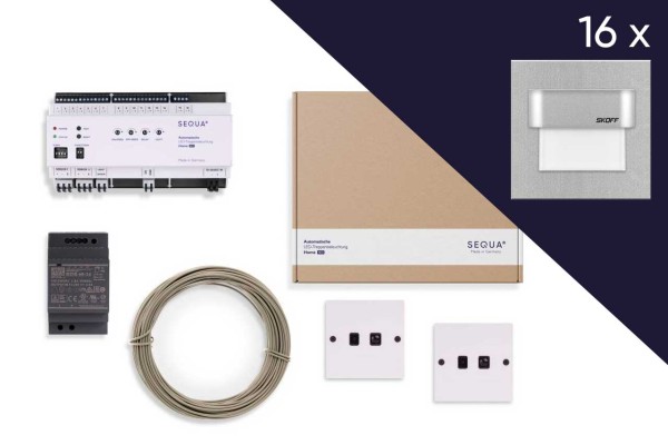 Strahler-Deal des Monats: Komplettset Home NEO mit 16 x Tango / Aluminium / 4000 K